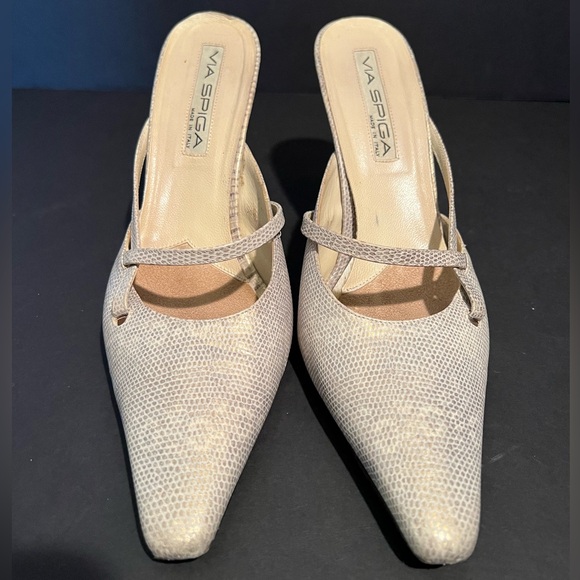 VINTAGE Via Spiga Leather Heels - Picture 8 of 10